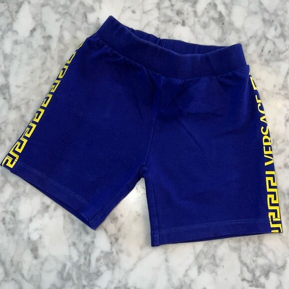 VERSACE BOYS COTTON LOGO SHORTS 24M - Picture 1 of 6